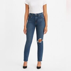 Levi’s | 721 High Rise Distressed Blue Skinny Jeans for Women